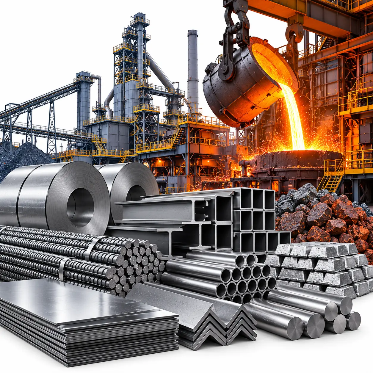 Acero, Metales y Metalurgia